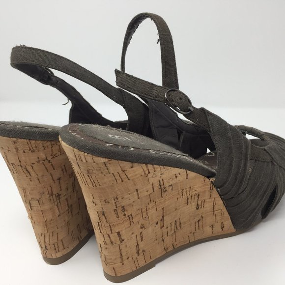 Open toe summer wedge Suzie q Size 8 - Picture 5 of 8